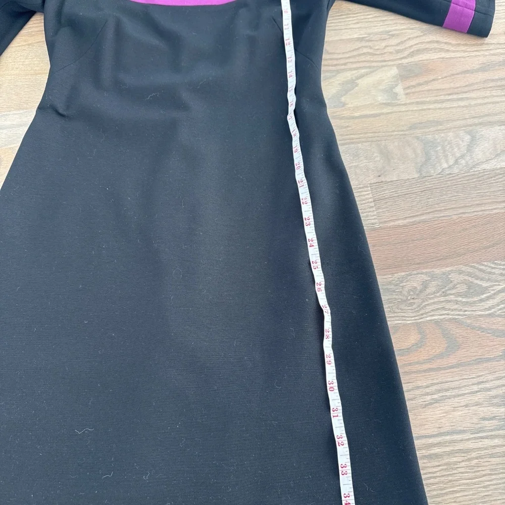 Trina Turk Fitted Dress Black/Plum - Picture 10 of 10